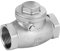 DN25 Rückschlagventil Edelstahl, Rückschlagklappe 1 zoll, mit Innengewinde 200 PSI, 8×6,5cm, Rückschlagklappe Rückschlagventil Innengewinde Rückschlagventil für Wasser, Sumpfpumpe, Luftkompressorm