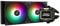 Thermalright FW 240 Black ARGB- AIO CPU Liquid Cooler,IPS LCD Screen with 320 * 240 Resolution,for AM4/AM5,Intel LGA1700/1851,”2.4 inch”Screen for Images and Double Fans-Black ARGB