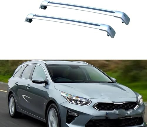 VUXLZDOM Auto Dachträger für-Kia Ceed Sportswagon Ceed SW Estate 2018-2022, Cargo Dachgepäckablage Gepäckträger Fahrradträger Dachgepäckträger Zubehör