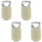 zutisay Lot de 4 douilles G9 en céramique pour lampe halogène, plafonnier, spots, etc. (anneau extérieur en métal M10)