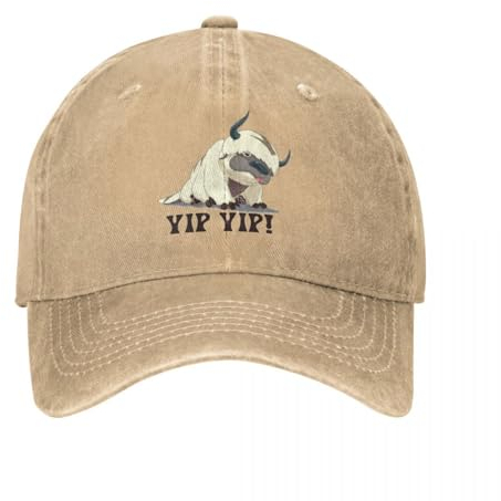 GUPUOOU Hüte Vintage Appa Baseball Caps Unisex Distressed Denim Kopfbedeckungen Anime Outdoor-Aktivitäten Hüte Cap Geschenk