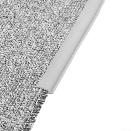 TPE Carpet Edge Strip for Resilient and Secure Floor Transition (Grey 1m)