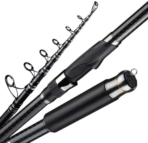 YADLCR 2.1M-5.4M Carbon Meer Angelrute Casting-Rute Lange Superharte Teleskop-Angelrute(2.7m)