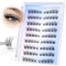 Selbstklebende Wimpern Cat Eye Wispy Glueless Lashes Links&Rechts Selbstklebende Wimpern Vorgeklebte Wimpern Natürlicher Look Selbstklebende Wimpern Cluster D Curl Einzelwimpern 8-16MM von Lvmixwig