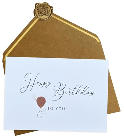 Plantvibes Happy Birthday to You Karte - Glückwunschkarte Kann als Geburtstage, Jubiläen, Besondere Anlässe, Abschiede, Unterstützende Nachrichten usw.
