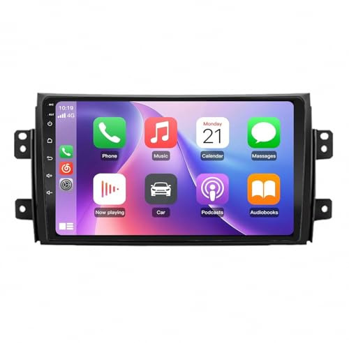 Autoradio 2 Din Bluetooth per SUZUKI SX4 2006-2011 Carplay & Android Auto Mp5 Player Radio con Gps Navi, Bluetooth, Voice Control, Fm, 8 Nucleo 4G+64G