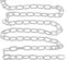 5m x 6mm Plastic Barrier Chain Link Warning Safety Decorative Garden White