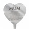 Those We Love Don't Go Away Grave Memorial Signs - Robin, Heart, Angel Graveside Remembrance Plaques - PERSONALISED Grave Ornaments for Mum, Dad, Husband, Nan, Grandad, Brother, Son, Sister
