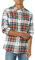 Amazon Essentials Men's Slim-Fit Long-Sleeve Two-Pocket Flannel Shirt, Red White Tartan Plaid, XL