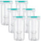 Touch up Paint Container Touch up Cups Paint Storage Cups with Lids Paint Storage Containers Airtight Paint Container with Stainless Steel Mixing Ball for Repainting Leftover Paint, 13 oz (6 Pieces)