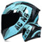 SDFGDFD Motorrad-Integralhelm Motorradhelm Integralhelm mit Sonnenblende,ECE/DOT-zugelassen Motorradhelm Integralhelm Rollerhelm Fullface Helm Sturzhelm Motorrad-Integralhelm