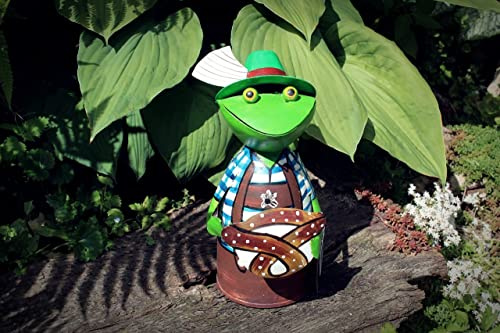 Gwenys Haus Zaunhocker Frosch Brezel Sepp