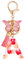 MWOOT Alphabet Anfangsbuchstaben Schlüsselanhänger mit Schmetterlings Quasten Anhänger, Alphabet Initial Letter Keychain Kit, Rosa Harz Key Ring Charm für Damen Mädchen Tasche Handtasche Dekoration
