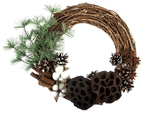 Trimits Make Your Own Wreath Kit, Festival Foliage, 30cm BW30/FRAG