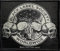 Razamataz Black Label Society Aufnäher, Totenkopf, 9cm x 10cm