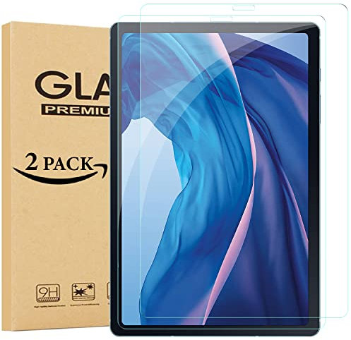 KONDUWANA Pellicola protettiva per Samsung Galaxy Tab S6 Lite (2020/2022) [2 pezzi] vetro temperato 9H | installazione senza bolle
