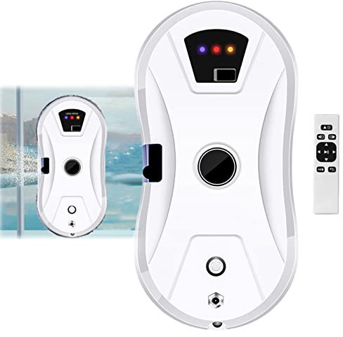 Oiyekntd Automatic Window Cleaner Robot, Smart Glass Cleaning Robotic with 5600Pa Strong Suction, Remote Control Window Cleaning Robot for Windows/Tiles/Class Door