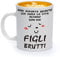 OMNIQI Regalo Mamma e Papà Natale, Tazza Originale 330 Ml per Compleanno, Festa Del Papà e Della Mamma, Con Confezione Regalo