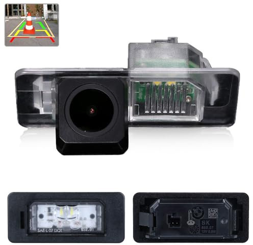 Super HD Rückfahrkamera Ersatz für BMW X1 E84 F48 X3 F25 F97 X4 F26 M40i X5 E70 F15 F85 F95 F45 F23 F22 F87 F46 F36 X6 E71 E72 F16 F86 E82 E88 E90 E91 E92 F30 F31 F33 F83 F80 F32 F82 E60 E61 F10 F11