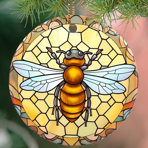 Touber Honigbiene Weihnachtsdekoration – Hummelbaum-Dekoration, Stil A