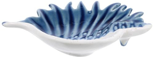 HOMSFOU Bandeja De Joyería De Caracola Joyero De Concha Titular De Conchas De Mar Plato De Baratijas De Conchas Marinas Plato De Joyería Joyero Mediterráneo Anillo De Cerámica Lujo Ligero