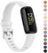 YLK Armband Kompatibel mit Fitbit Inspire 3 Armband für Damen Herren, Klassisches Silikon TPU Armbänder Sport Verstellbares Ersatzarmband für Fitbit Inspire 3 Uhrenarmband, Weiß