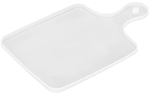 KENANLAN Silicone Tray Moulds, DIY Cheese Chopping Board with Handles, Holes for Home, Serving Board, Fruit Snack Tray, Coaster (Tray Shape with Square Handle), KENANLANdt6y2akice-12