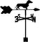 Wetterfahne aus Edelstahl mit Dackel-Motiv, Windrichtungsanzeiger, langlebig, Retro-Windfahne, Bauernhof-Szene, Gartenstecker, Messwerkzeug(A)