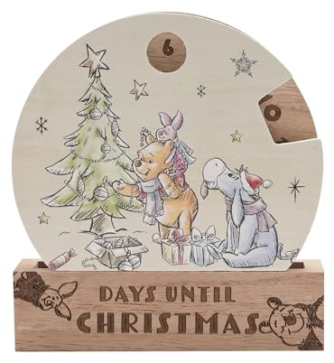 Calendrier de l'Avent Winnie l'ourson et ses amis en bois
