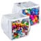 Toy Storage Bags, Clear Storage Bags with Zipper, 2 Pieces Board Game Storage with Transparent Zipper Storage Bags | Jouen Storage