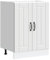 vidaXL Mueble bajo Fregadero Lucca Madera contrachapada Blanca