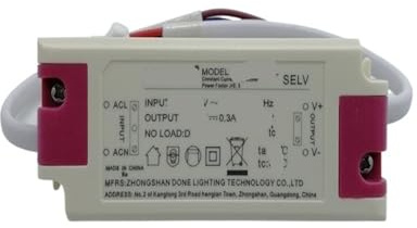 JAQVCTSC Leistungstreiber für LED Trafo für Strahler mit Konstantstrom 12W7W20W30w mit Ballaströhre (DL-20W350-L)