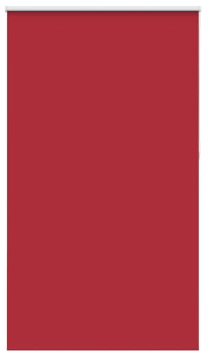 vidaXL Verdunkelungsrollo Rot 125x210cm Stoffbreite 121,6cm Polyester, Rollo, Klemmfix, Thermorollo, Verdunklungsrollo, Klemmrollo, Fensterrollo