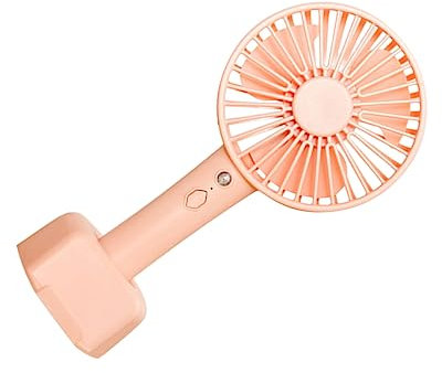 CHILDWEET 1pezzi Ventilatore Mini Portatile Ricaricabile Con Per Smartphone Batteria Per Rosa