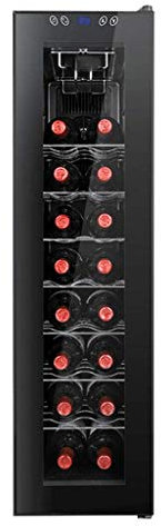 IUBGFTO Cantinetta per Vino,Cantina per Vino - Zone di Temperatura 11-18℃ Cantinetta per Vino con Touchscreen, Cantinetta per Vino,Luce a LED,