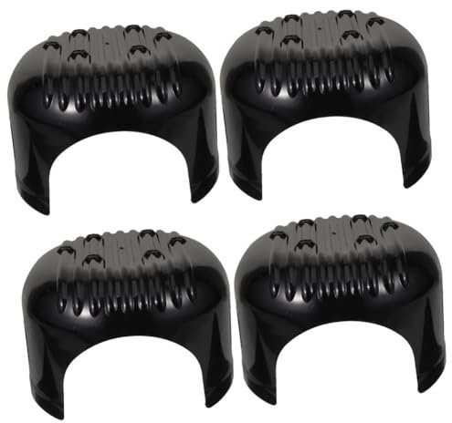 HOMSFOU 4 Stück Baseballkappenfutter Anstoßkappe BAU von Schutzhelmen Helmfutter Einsatz für Baseballmütze Hardhats Einlagen für Schutzhelme universeller Kappeneinsatz Plastik Black