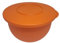Tupperware Junge Welle Schüssel mit Deckel Servierschüssel Servieren (orange, 2,5 Liter)