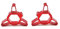UIFCOG per Du&Cati 748 916 996 749 999 2000-2006 Regolatori Precarico Forcella Ammortizzata per Moto(Rosso)