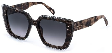 Police Sunglasses SPLR98 0GB5 TOP AVANA C/FANTASIA 54/19/140 Woman