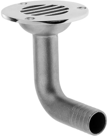 Générique Drainage-Brücke – 3,5 cm | Bodenablauf Boot Edelstahl – rostbeständiger Deckel für Kajak, Yacht, Badezimmer, Teppich, Rasen, Wasserentsorgung
