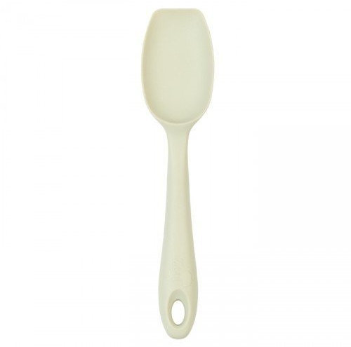 Zeal Cooks Heat Resistant Silicone Spatula Spoon Spoonula, Small - Cream