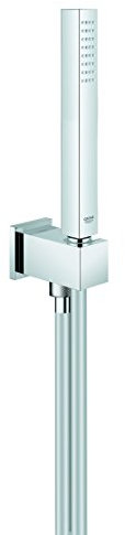 GROHE Euphoria Cube Stick - Wandhalterset (wassersparend, 1 Strahlart, langlebige Oberfläche), chrom, 26405000