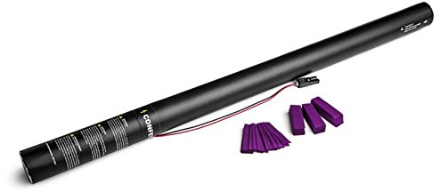 Luftschlangen Kanone 80cm violett, elektrisch