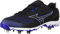 Mizuno Herren 9-Spike Dominant 2 Low Mens Metal Baseball Cleat Baseballschuh, Schwarz/Königsblau