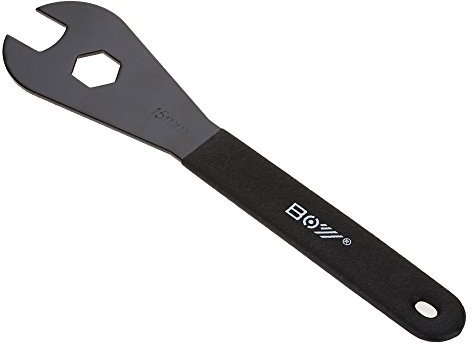Tbest Cone Spanner 15/16/17/18mm Cone Wrench Tool Single Open Ended Spanner ycle Repair Wrench Multi Function Carbon Steel ycle Cone Wrench Spanner BikeRepair Tool(15mm)