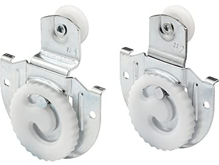 Prime-Line Sliding Closet Door Roller Kit (2 Pair) Zinc Wheel (0.875 x 8.75d 0 x, 1 inches Offset)