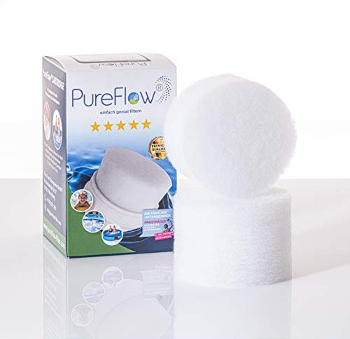 202| 2er Set PureFlow Cartridge Poolfilterkartuschen für Whirlpool - Jaccuzi - Aufstellpool, Poolfilter für Kartuschenfilter