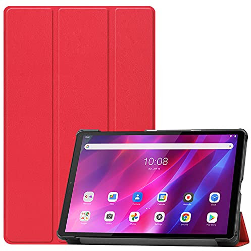 FTRONGRT Case for Lenovo Qitian K10 Tablet, Ultra Slim Lightweight Shell Stand Cover Case, Premium Quality PU Leather Case Cover for Lenovo Qitian K10 Tablet -Red