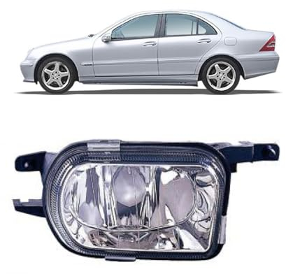 DM Autoteile 108340 Nebelscheinwerfer Nebelleuchte rechts kompatibel für Mercedes C-Klasse W203 T-Model S203