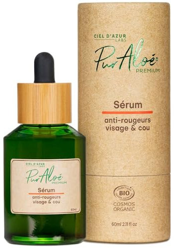 Pur Aloé Premium Anti-Rötungsserum für Gesicht und Hals, 60 ml